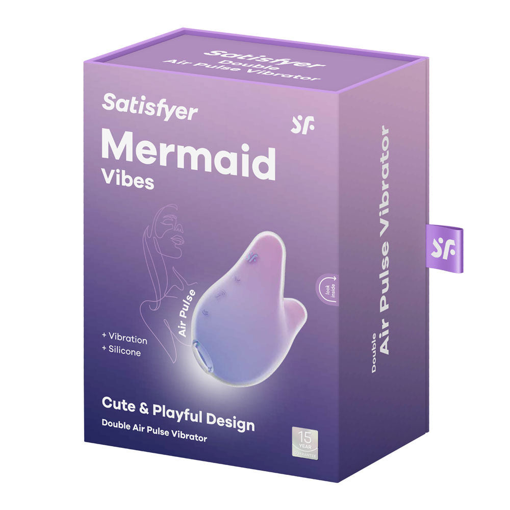 Product packaging of Satisfyer Mermaid Vibes vibrator | Flirty Bay Adult Store Australia, Vibrator